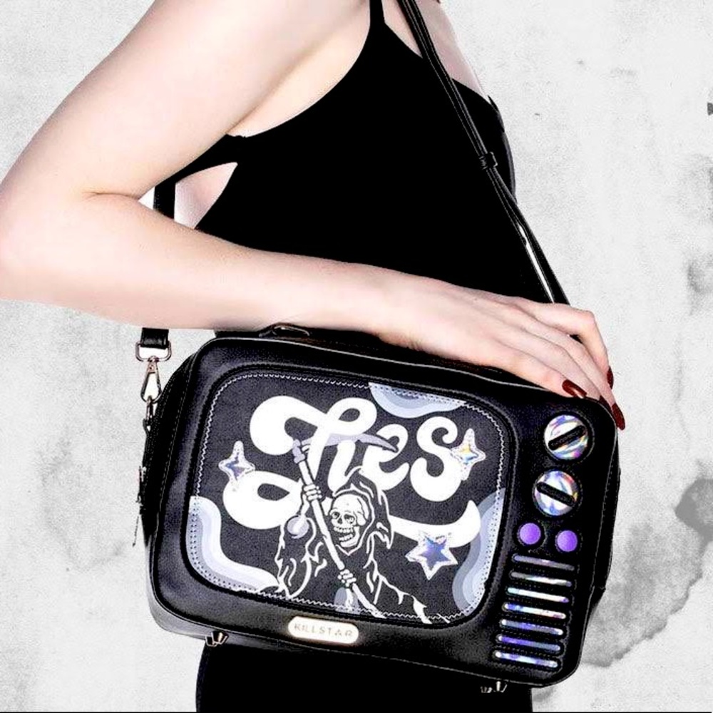 Killstar TV Lies Handbag Purse